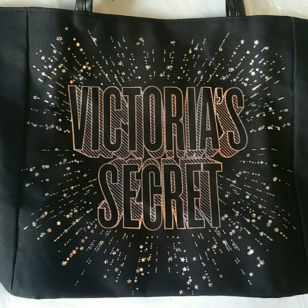 SUPER CUTE SHINY STAR VICTORIA'S SECRET TOTE BAG